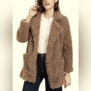 HYFVE Shaggy Faux-Fur Coat W/ Pockets
